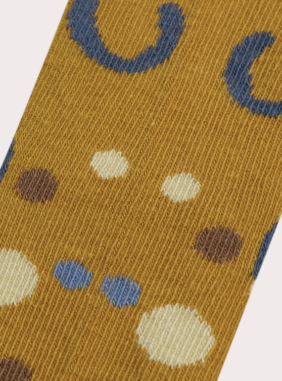 Yellow SOCKS XYUDINCHO / 25WI10E6SOQB117