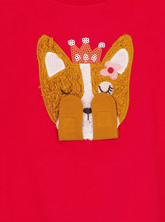 Red T-shirt GISANTEE2 / 19WG09C1TML050