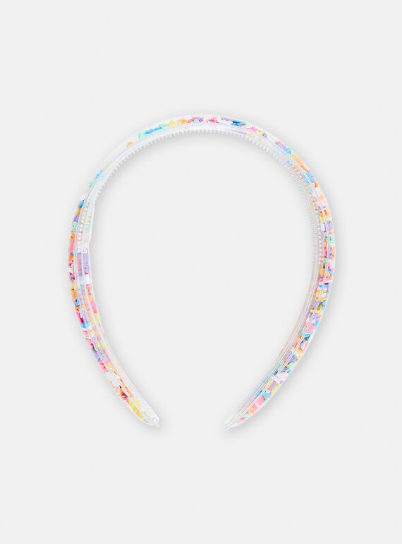 Transparent glitter headband for girls TYAJOSERR2 / 24SI01E2TET961