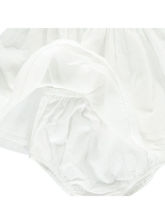 Baby girls' formal dress and bloomers CICEROB3 / 18SG09M3ROBA001