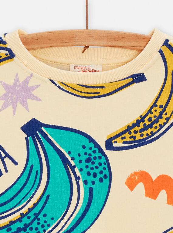 Light yellow SWEAT SHIRT TOMIXSWE2 / 24S902Q2SWEB103