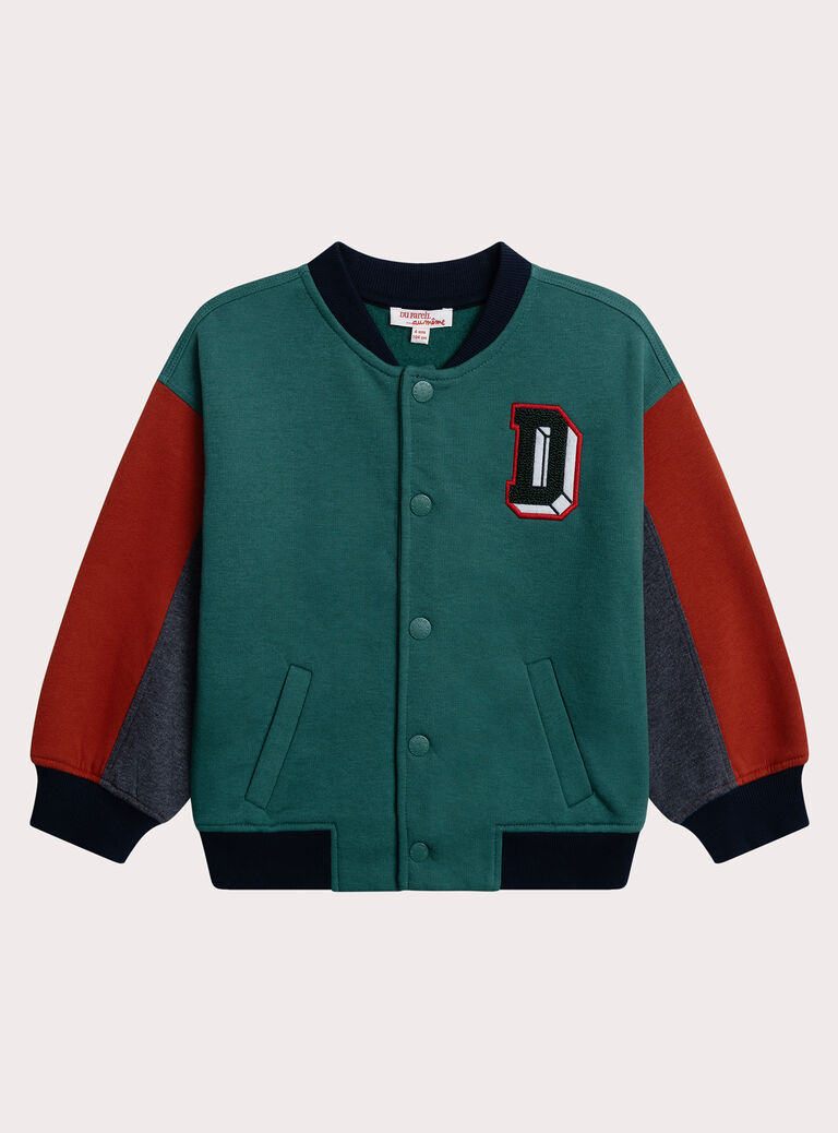 Green KIDS CARDIGAN XOJAGIL / 25W902M1GILG614