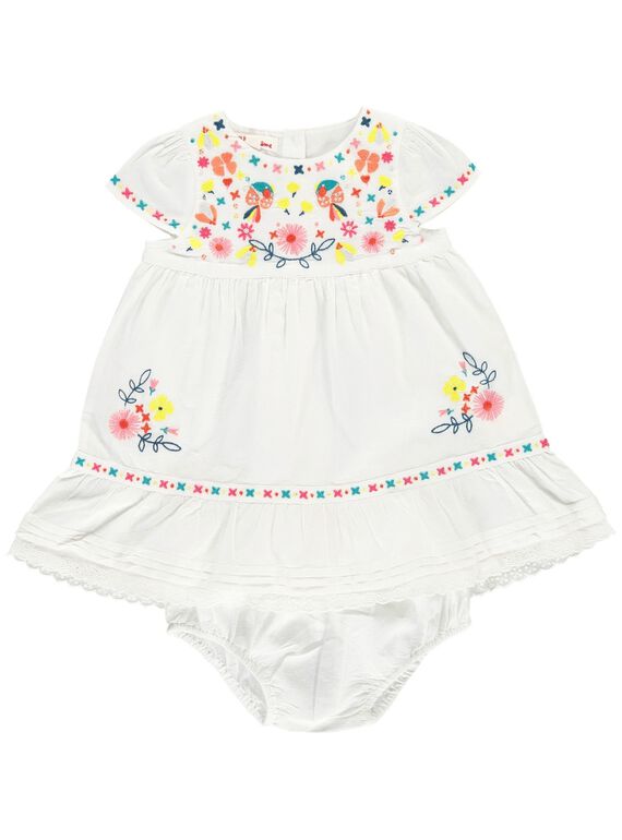 Baby girls' dress CIFRIROB4 / 18SG09H3ROB000