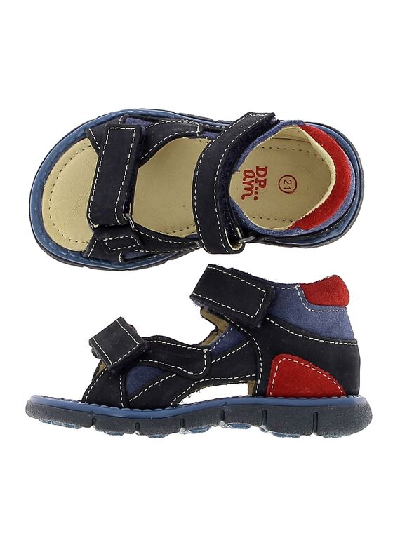 Baby boys' leather sandals CBGSANDMA / 18SK38W7D0E070