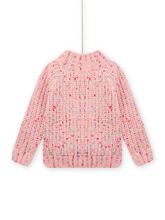 Child girl pink knit sweater MASAUPULL / 21W901P1PUL303