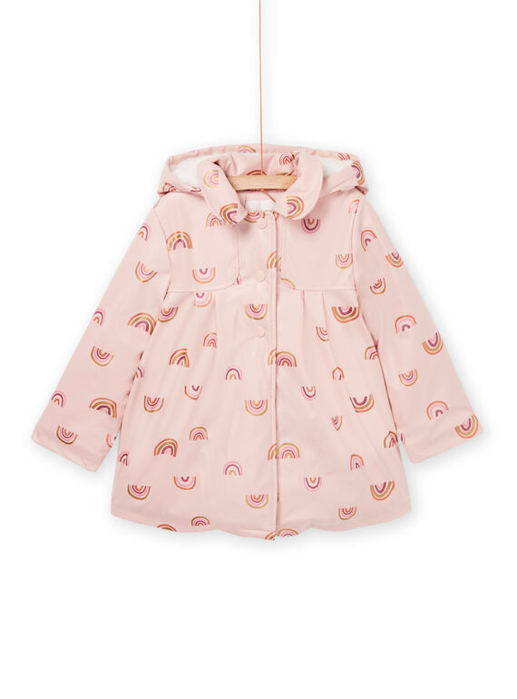 Rainbow print hooded coat PALEOIMPER / 22W901F2IMPD319