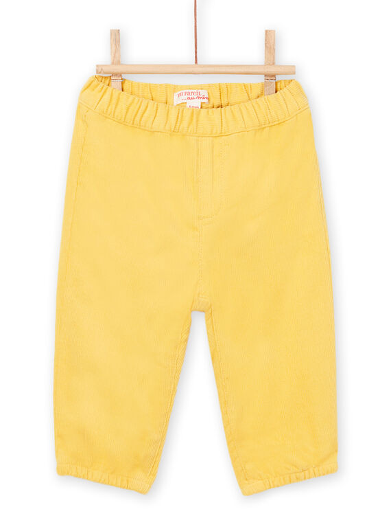 Yellow corduroy pants PUJOPAN2 / 22WG10D1PANB105