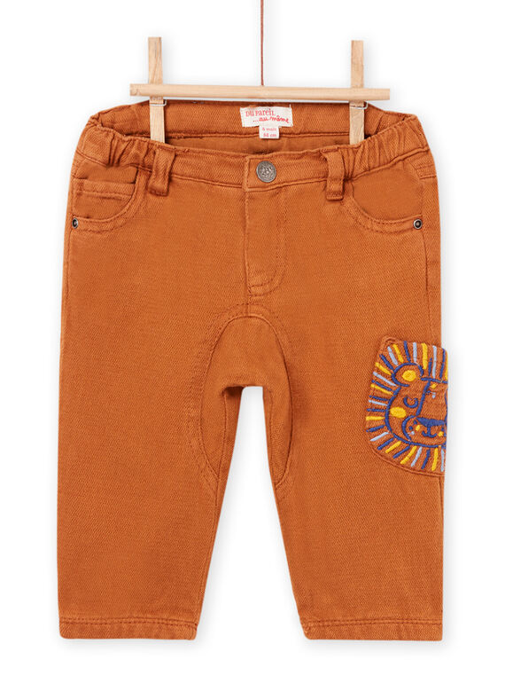 Plain brown pants PUCIPAN1 / 22WG10M2PANI820