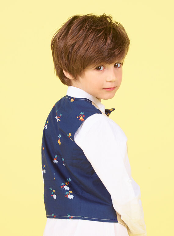 Beige suit vest - Child boy LOJAUGIL / 21S902O1GSMA014