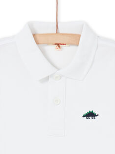 White polo shirt - Child boy LOJOPOL4 / 21S90244POL000