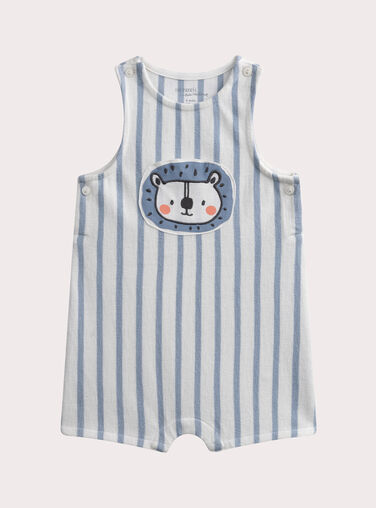 Ivory SHORT DUNGAREES WOU3SAC / 25SF04X1SAC005