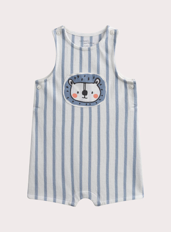 Ivory SHORT DUNGAREES WOU3SAC / 25SF04X1SAC005