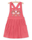 Embroidered ruffled velvet dress PARHUROB3 / 22W901Q2ROBD305