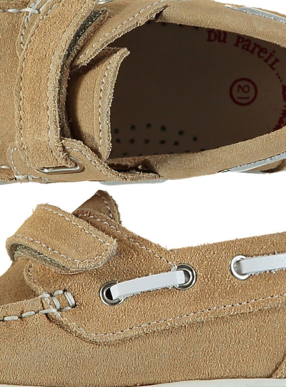 Baby boys' smart boat shoes. FBGBATBAB / 19SK38C1D4N804