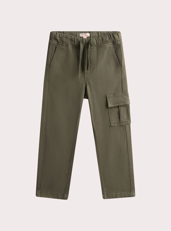 Dark kaki PANTS WOJOPANTA2 / 25S902K4PAN609