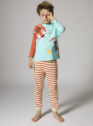 Turquoise PYJAMA Turquoise PYJAMA WEGOPYJTIG / 25SH12B4PYJ202