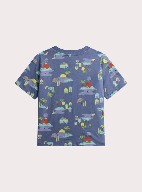 Navy TEE SHIRT SS WOTATI3 / 25S902U1TMCC202