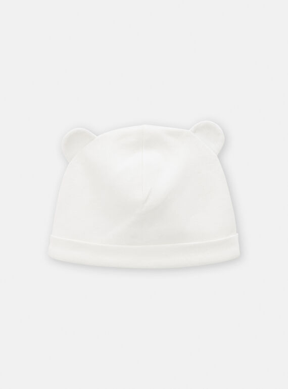 Off-white baby bonnet TOU1BON / 24SF42H1BNAA001