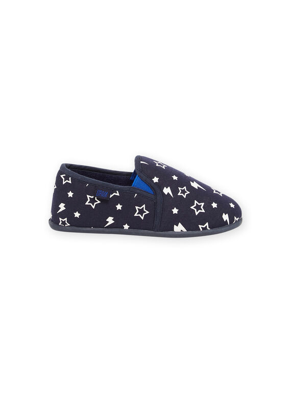 Slippers with star print and phosphorescent lightning POPANTPHOS / 22XK3641D0B070