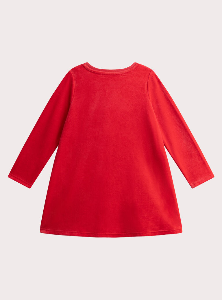 Red NIGHT DRESS VEFACHUNOE / 24WH11B1CHNF510