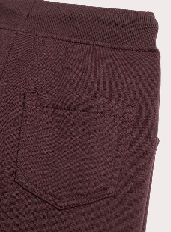 Burgundy JOGGING PANTS XOBLUJOG / 25W902N1JGB501