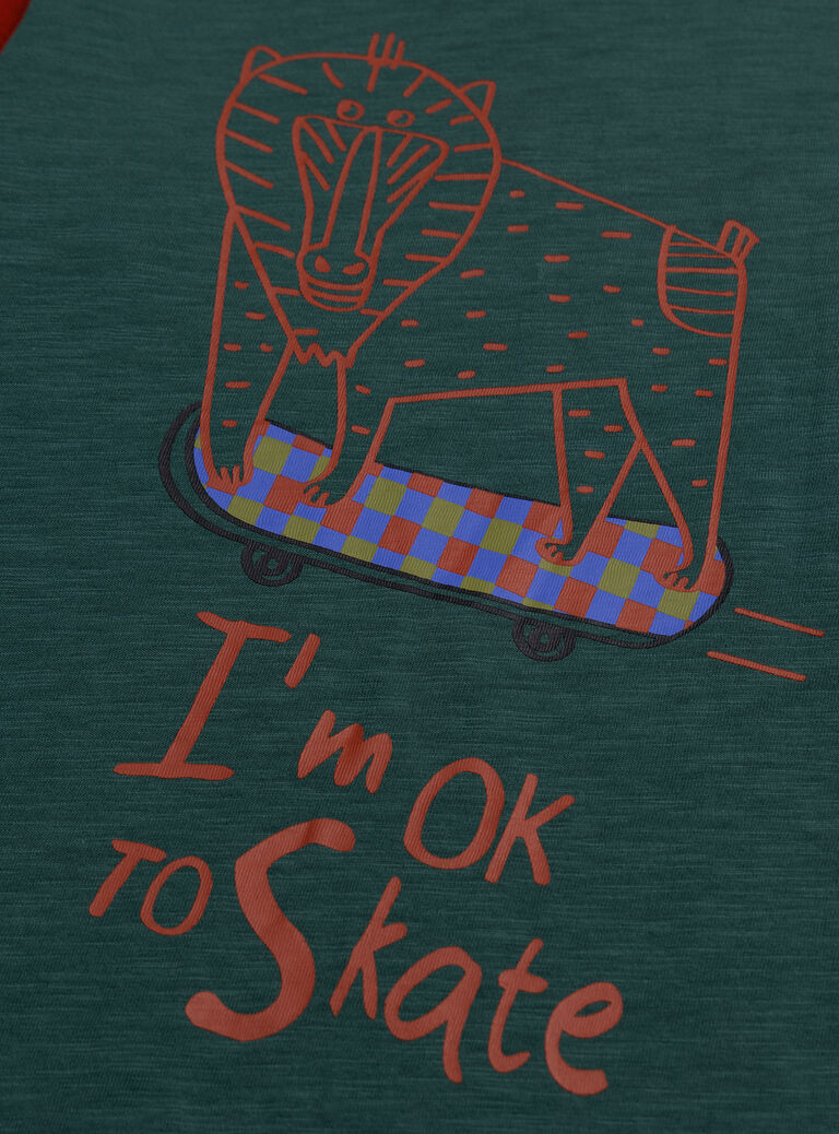 Green TEE SHIRT LS XOJATEE3 / 25W902M3TMLG614