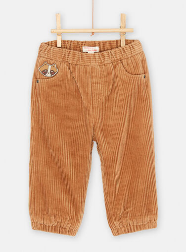 Baby boy's comfortable camel pants SULOPAN / 23WG10R1PAN821