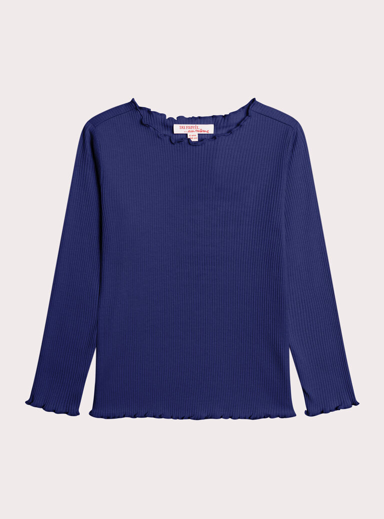 Blue TEE SHIRT LS XAJOTEE9 / 25W901F2TML703