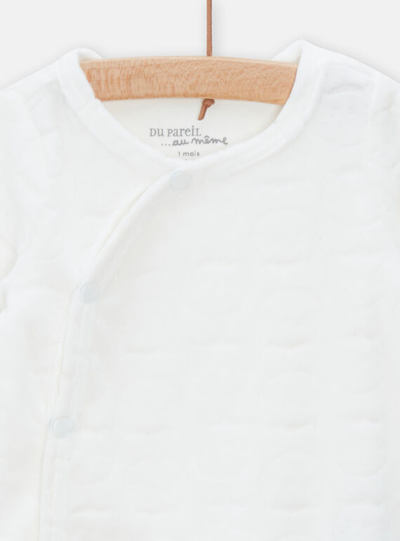 Off-white baby romper TOU1GRE8 / 24SF05H7GREA001