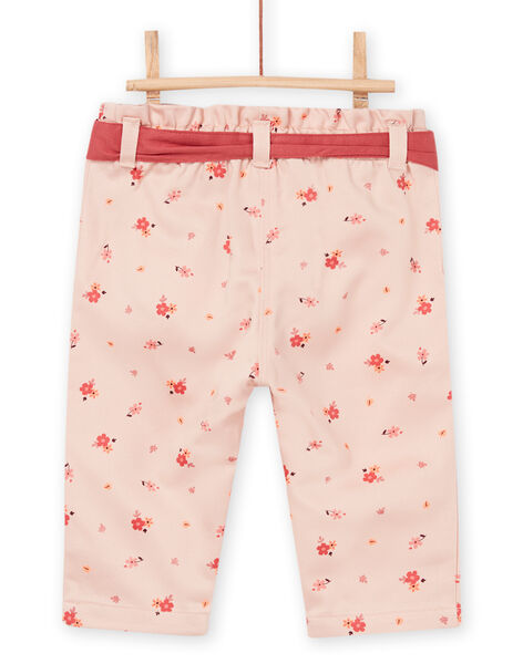 Printed pants with removable contrasting belt PIPRIPAN / 22WG09P1PAN811