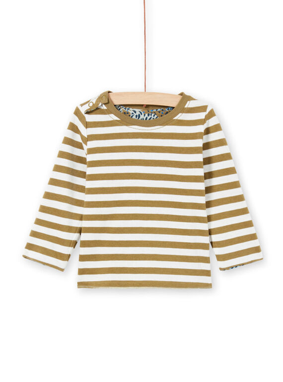 Baby Boy Reversible Long Sleeve T-shirt MUKATEE2 / 21WG10I3TML604