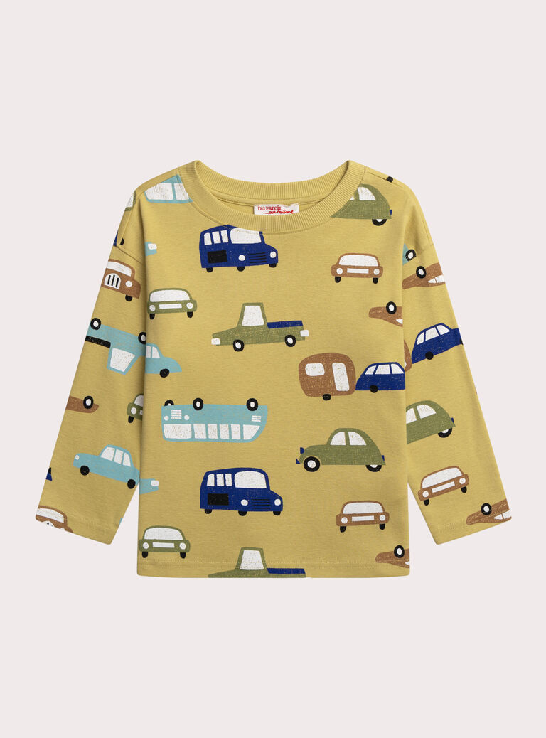 Straw yellow TEE SHIRT LS XOCOTEE2 / 25W902O2TML104