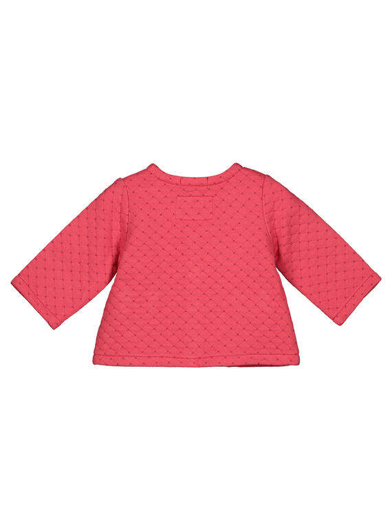 Baby girls' quilted cardigan GIVECAR / 19WG0921CARD318