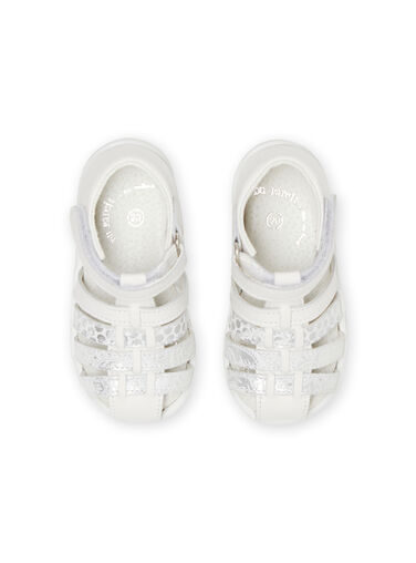 White sandals baby girl NISANDBIANCA / 22KK3746D0E000