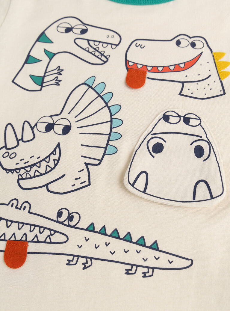 Ivory TEE SHIRT SS WOFITI1 / 25S90251TMC005