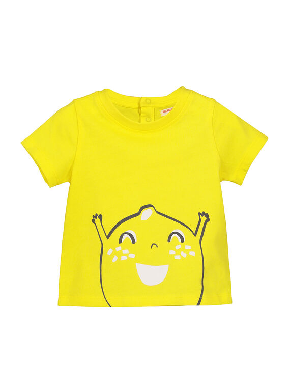 Sunny yellow T-shirt FUJOTI1 / 19SG1031TMC102