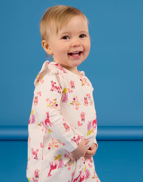 Flower print sleep suit REFIGREFLE / 23SH13D5GRE001