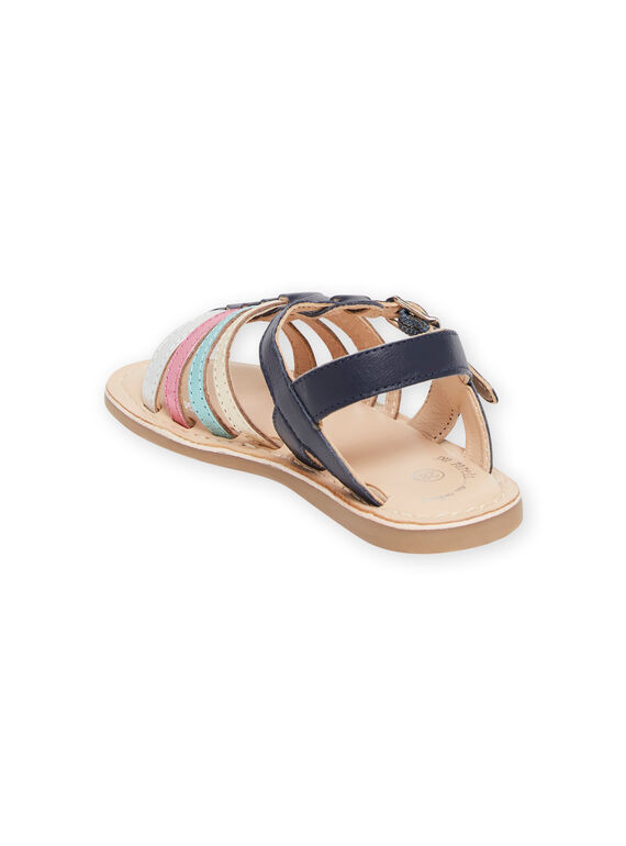 Multicolored spartan sandals child girl NASANDMILA / 22KK354HD0E070