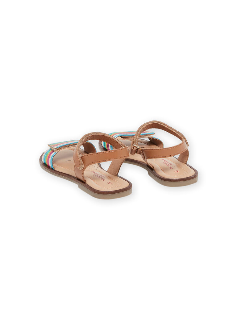 Camel leather sandals RASANDCOLOR / 23KK3562D0E804