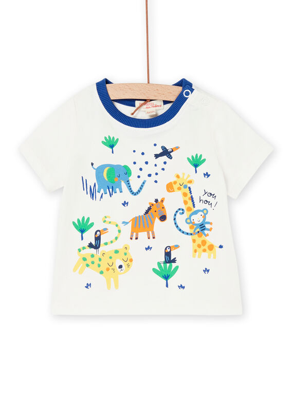 Multicoloured animal print t-shirt RUNAUTEE1 / 23SG10N1TMCA002