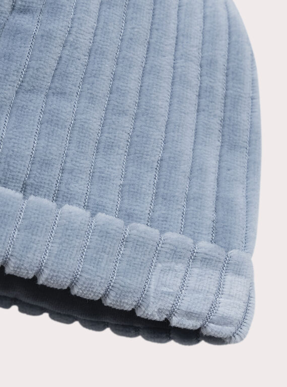 Greyish blue NEWBORN BEANY XOU2BON / 25WF4161BNA205