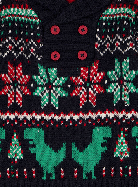 Navy Pullover GUNOPUL / 19WG10V1PUL705