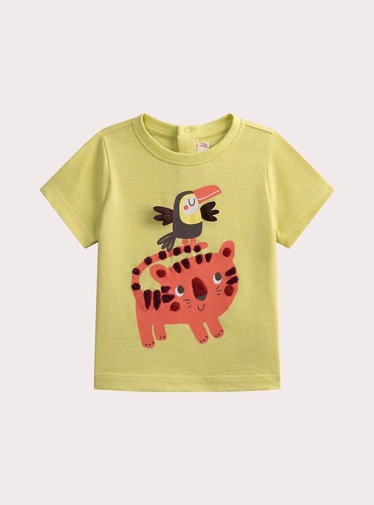 Light green TEE SHIRT SS WULITI3 / 25SG10T3TMC605