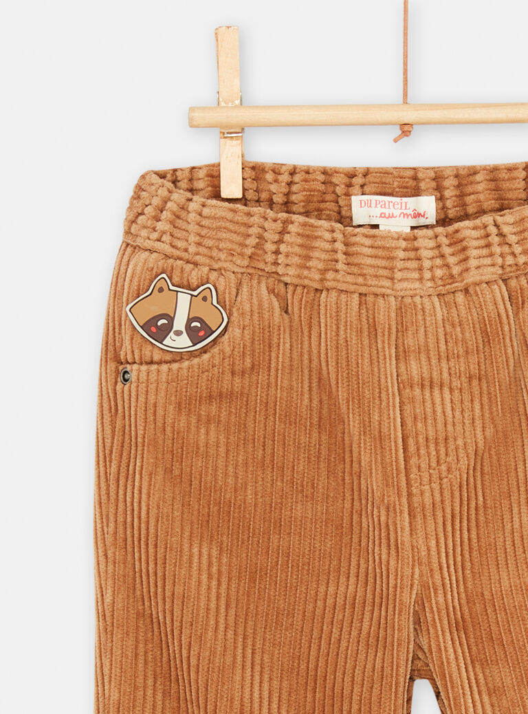 Baby boy's comfortable camel pants SULOPAN / 23WG10R1PAN821