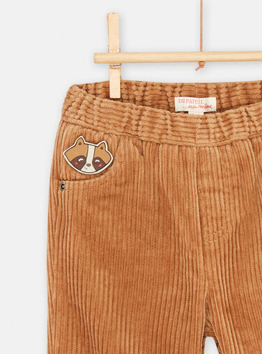 Baby boy's comfortable camel pants SULOPAN / 23WG10R1PAN821