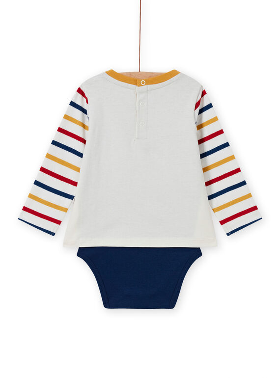 Baby boy's multicolored sheep T-shirt MUMIXBOD2 / 21WG10J1BOD001