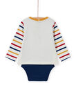 Baby boy's multicolored sheep T-shirt MUMIXBOD2 / 21WG10J1BOD001