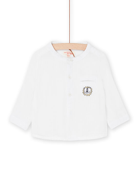 White shirt with roll-up sleeves RUNEOCHEM / 23SG10O1CHM000