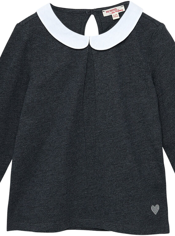 Dark grey baby blouse JAESBRA2 / 20S90163D3A944