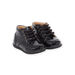 Patent leather booties